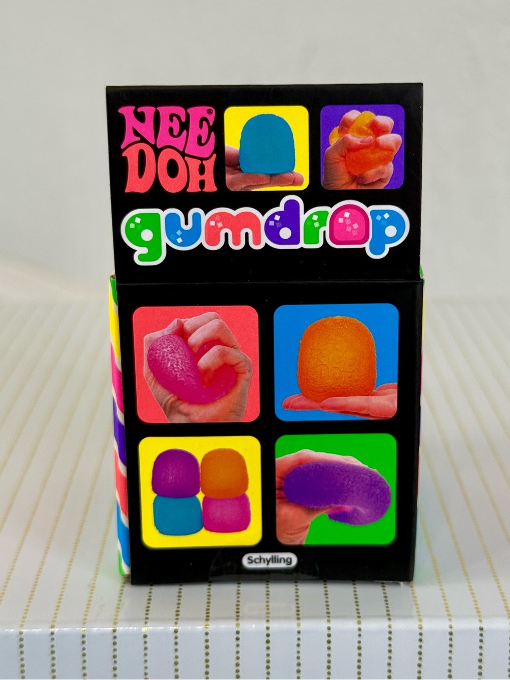 NeeDoh PURPLE GUMDROP Super Solid Squish - BRAND NEW & AUTHENTIC✨ Schylling rare - Picture 3 of 4
